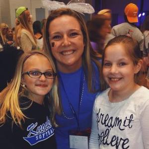 President Jane-Anna and two of the children from ETCH at FTK 2015.